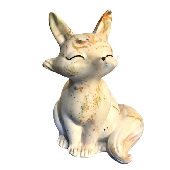 Handcrafted‎ Ceramic Casting Resin Fox Figurine Statue - Picture 2 of 6